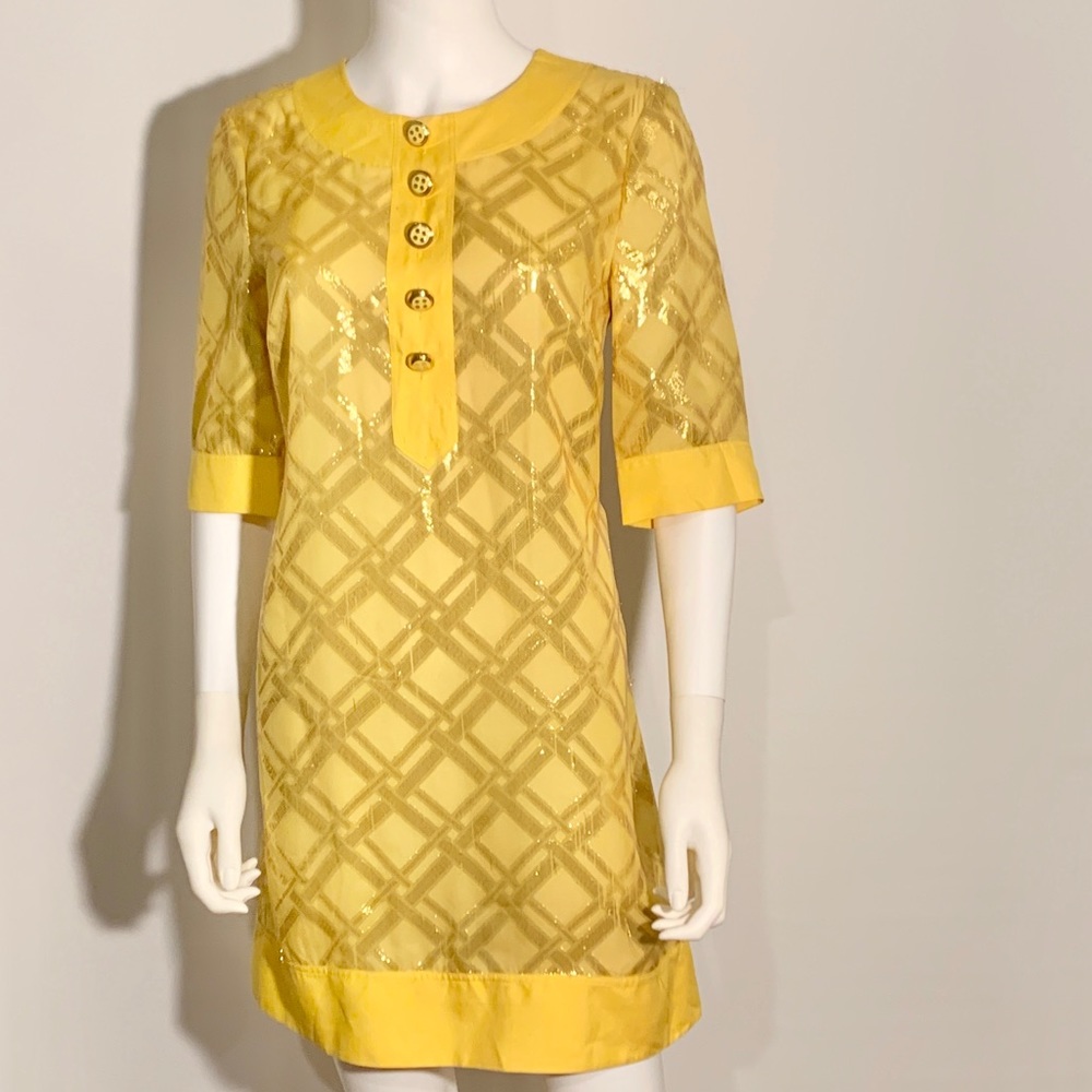 Marc by Marc Jacobs Dress in Yellow and Gold